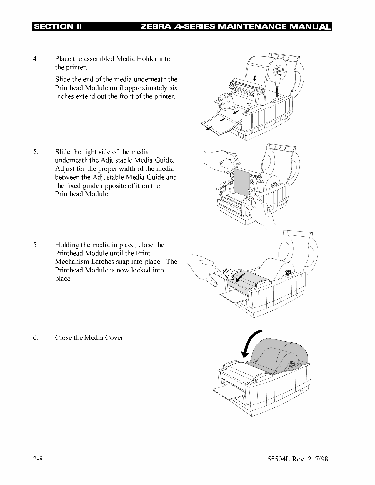 Zebra Label A-Series Maintenance Service Manual-3